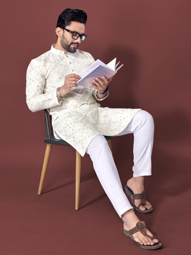 Set kurta pajama uomo stile - kurta,