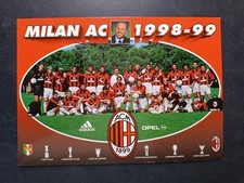 Cartolina squadra MILAN AC
