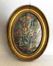 Quadro antico olio tela - quadro, su