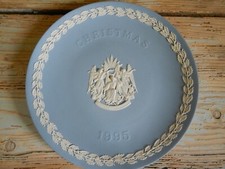 WEDGWOOD NATALE 1995 ANGELO PIATTO JASPER WARE PORCELLANA CAMMEO MADONNA 