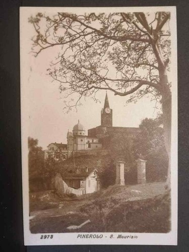 Cartolina pinerolo maurizio - pinerolo, s.