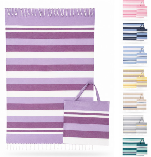 Telo mare fouta - fouta, frange