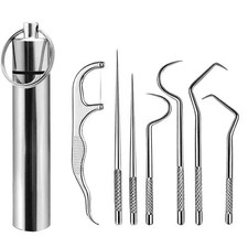 Kit 7pz Pulizia Denti Acciaio