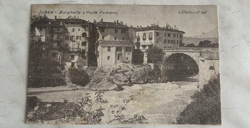 Cartolina ivrea borghetto - cartolina,