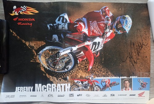 Poster firmato honda jeremy - firmato,