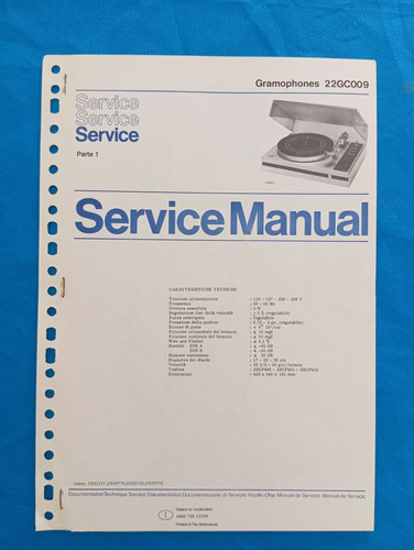Philips 22gc009 parte - philips,