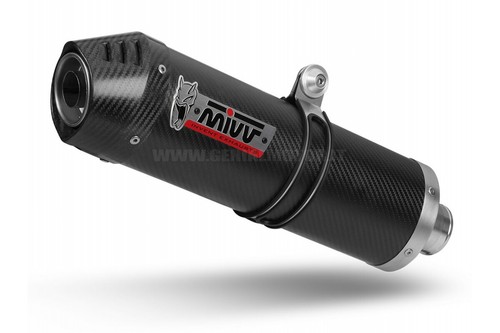 Scarico mivv oval carbonio con - scarico,