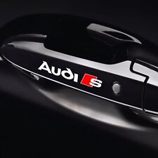 8 PZ Adesivi Replica Decals Maniglie Compatibili per Audi S Tuning Sticker 04