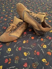 Just Cavalli Sneakers In Pelle Color Tabacco Taglia 41 L.E.