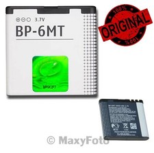 NOKIA BATTERIA RICAMBIO ORIGINALE BP-6MT 1050mAh PILA LITIO PER 6720 E51 N81 N82