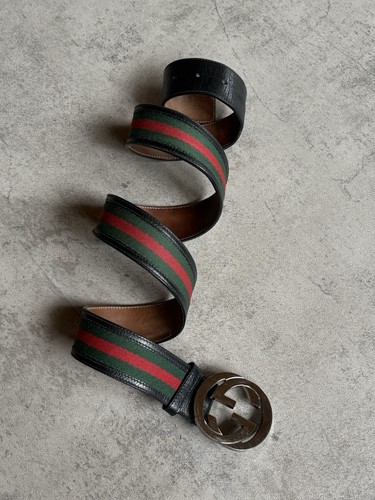 Cintura gucci incastro web - cintura,