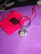 anello donna D&G originale in acciaio con cuore pendente in swarovsky