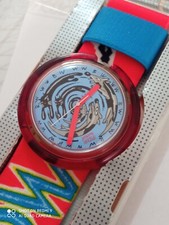 SWATCH POP 1992 MEEOOW PWK156 PERFETTAMENTE FUNZIONANTE PARI AL NUOVO