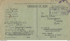 CARTOLINA PRIGIONIERI POW CAMP