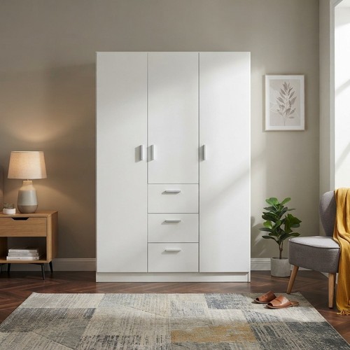 Armadio moderno ante bianco - armadio,