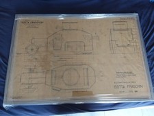 ISOTTA FRASCHINI AUTOMITRAGLIATRICE  MAGGIO 1913 SPACCATO DISEGNO A CHINA