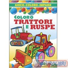 LIBRO DA COLORARE TRATTORI E