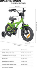 Bicicletta Bambini 3-5 Anni