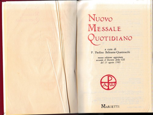 Nuovo messale quotidiano