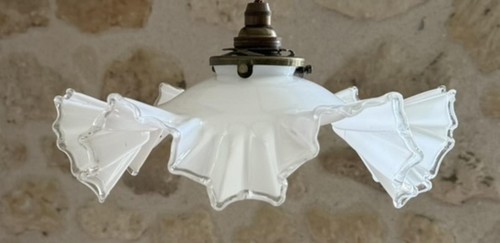 Vintage french opaline folded - vintage,