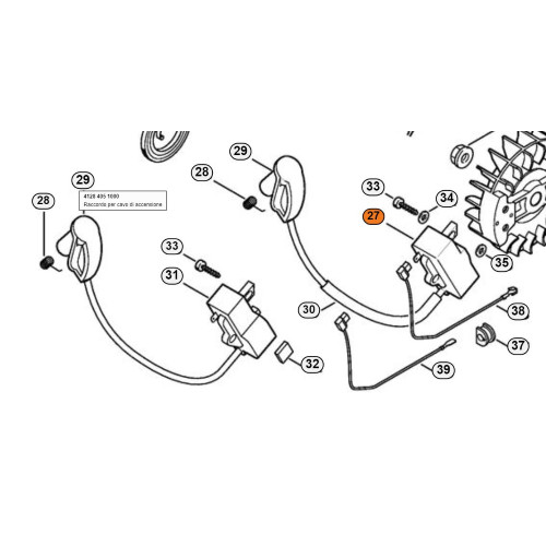 Stihl bobina modulo accensione - stihl,