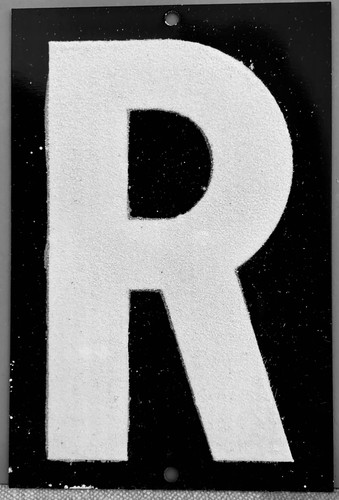 Casa riflettente lettere - riflettente,