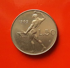 50 LIRE 1969 ERRORE - ASSE