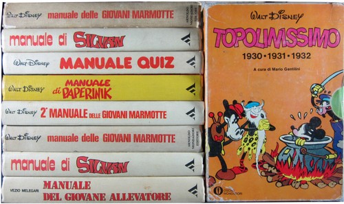 Lotto manuali disney epoca - disney,