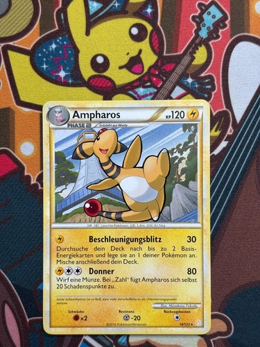 Carte pokemon ampharos - pokemon, 14/123