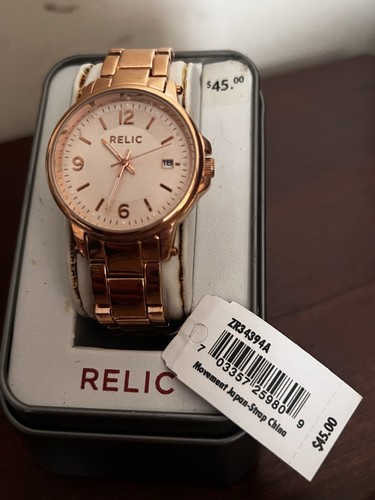 Orologio nos relic - zr34394, oro