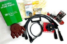 KIT ACCENSIONE FIAT PANDA 903 127 A112 I CALOTTA CAVI CANDELE CONTATTI CANDELE