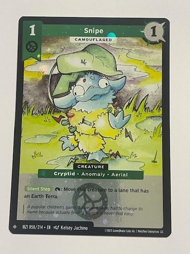 Metazoo tcg snipe - metazoo,