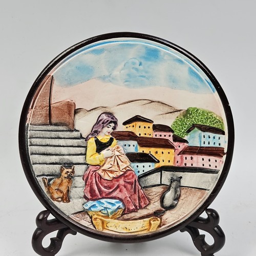 Piatto ceramica rilievo - piatto,