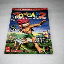 Tomba! 2 The Evil Swine Return Prima's Guida Strategica Ufficiale PS1 Rara Ottime Condizioni RARA