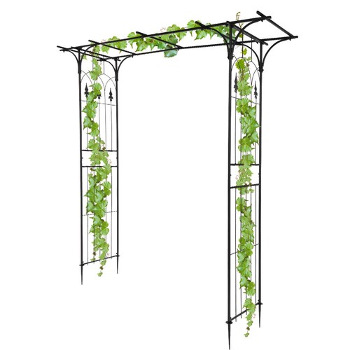 Outdoor metal garden arch - garden,