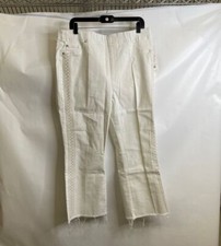 CHLOE Fray Hem Crop Flare