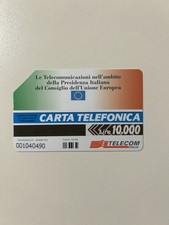 Scheda telefonica rara - scheda, unione