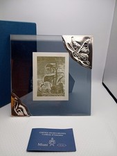 Cornice Portafoto Argento E Plexiglass 20x20 Miani Venezia 