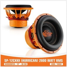 Sp Audio Sp- 12XXX Hurricane 12" Subwoofer 2800w Rms 2 bobine 2+2 Ohm