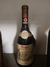 Bottiglia di vino Chianti classico cantine Melini del 1972