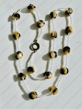 Collana bottoni corno - di, in