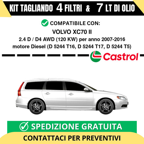 Tagliando per volvo xc70 - tagliando,
