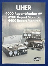 Brochure originale UHER / 4000 Report Monitor AV - 4200 4400 Report Monitor