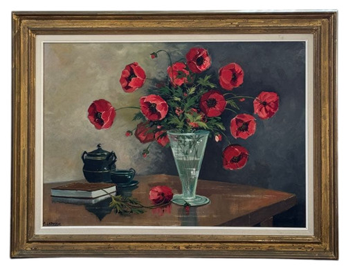 Dipinto olio autografo - ad,