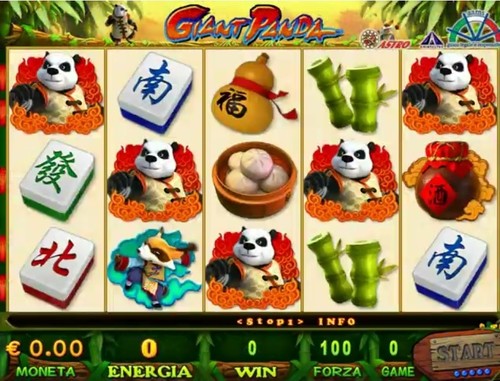 Scheda slot machine astro