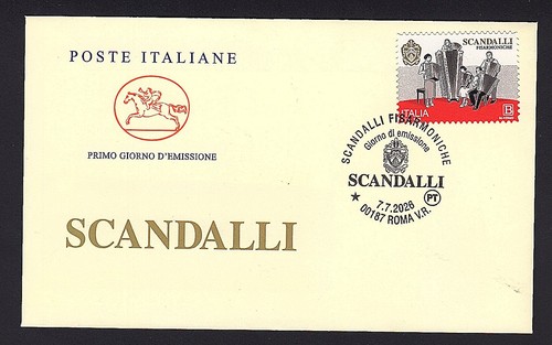 Italia 2026 scandalli fdc - 2026,