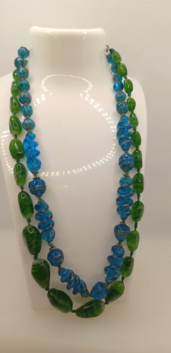 Perle vetro vintage collane - vetro,