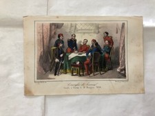 LITOGRAFIA CONSIGLIO DI GUERRA