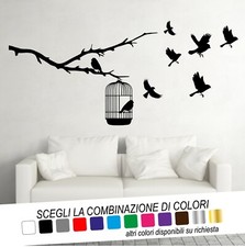 Adesivo Murale RAMO GABBIA