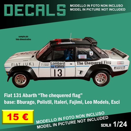 Decals repro fiat 131 abarth - decals,